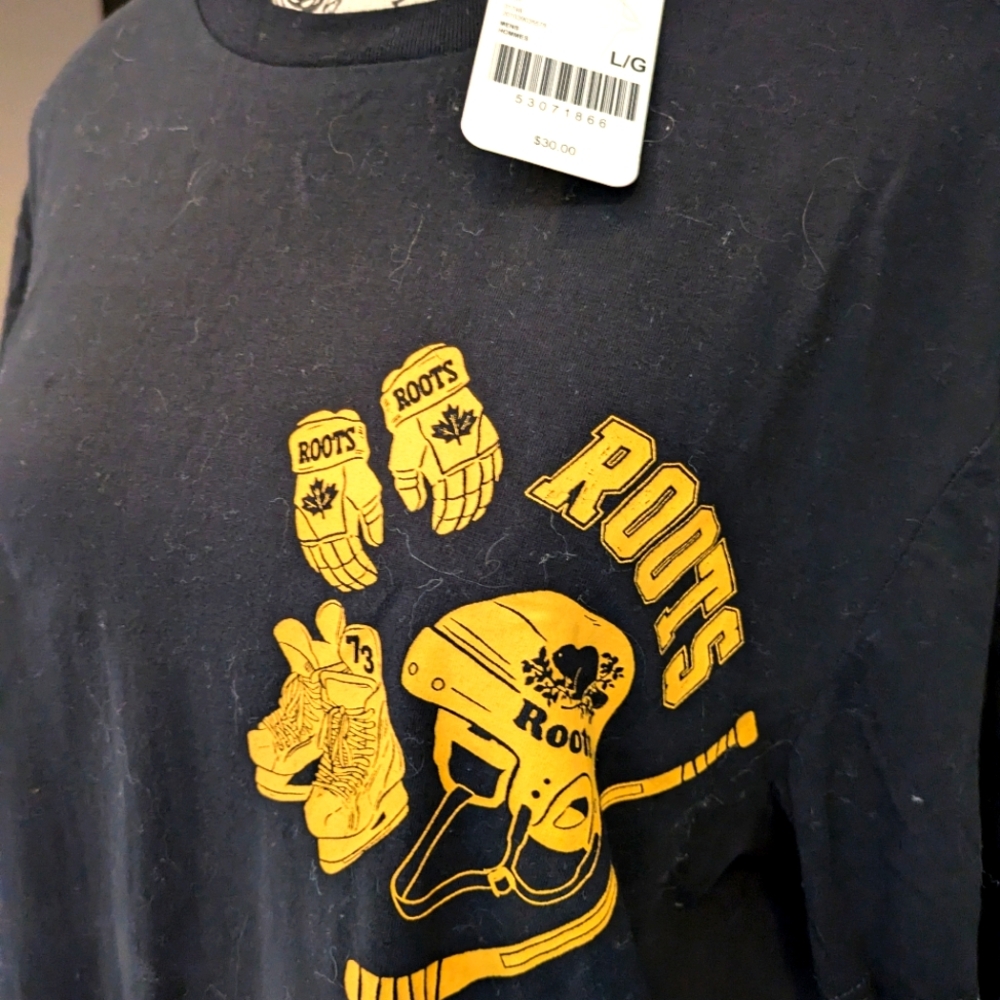 Men's Roots T-shirt NWT - Picture 4 of 5